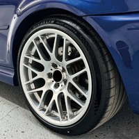 Jantes en aluminium forgé multi-rayons en Y 17 18 19 20 21 pouces 4*100 5*100 5*108 5*112 5*114.3 5*120 5*130 Argent poli pour F30 E60 G30