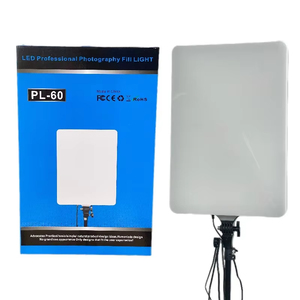 Panel de Luz LED PL60 para TikTok, YouTube, Videojuegos, Transmisiones en Vivo, Fotografía, Luz de Relleno, Iluminación Fotográfica para YouTube - Product Image 1