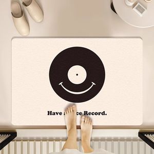 Alfombrilla de <span class=keywords><strong>baño</strong></span> creativa con discos de vinilo, <span class=keywords><strong>alfombra</strong></span> de <span class=keywords><strong>baño</strong></span> antideslizante de secado rápido para <span class=keywords><strong>baño</strong></span>, alfombrilla duradera resistente a las manchas para dormitorio, diseño de dibujos animados - Product Image 5