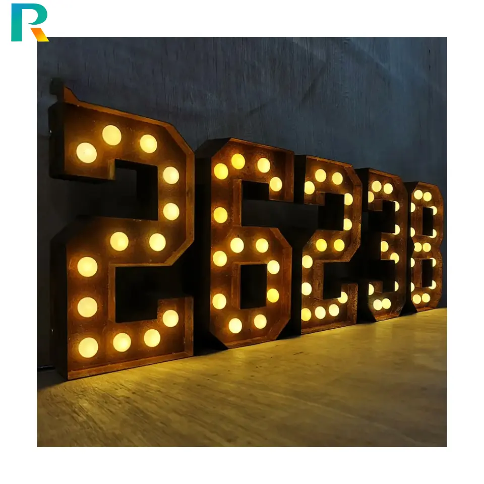 Ahrj Custom Led Verlichte Letters Led Bruiloft Nummers 3ft 4ft Tent Letters Love Light Up Teken