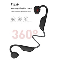 Nouveauté 2023 Écouteurs sportifs à conduction osseuse ouverte, tour de cou, sans fil, écouteurs intra-auriculaires, casque
