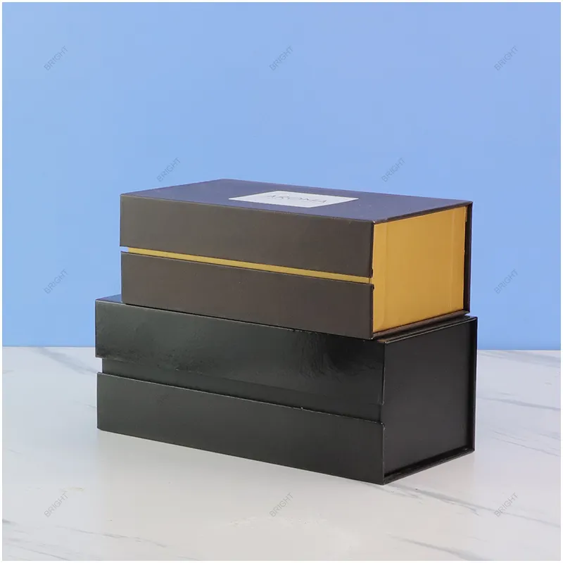 Luxury Round Rigid Paper Candle Box Recyclable Cardboard with Matte Finish and UV Protection for Gift Package Stamping