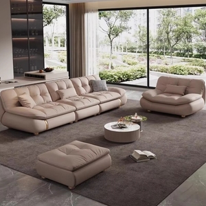 Juegos de Muebles de Sala de Estar de Cuero, los Más Económicos, para Sofás Modernos - Product Image 1