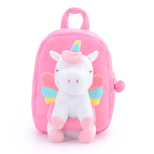 Dibujos animados OEM <span class=keywords><strong>Unicornio</strong></span> Animal relleno Felpa Mochilas escolares <span class=keywords><strong>Bolso</strong></span> de hombro - Product Image 2