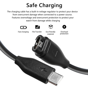 Kabel Pengisi Daya Smartwatch untuk <span class=keywords><strong>Garmin</strong></span> Forerunner 570 970 Kabel Pengisi Daya untuk <span class=keywords><strong>Garmin</strong></span> <span class=keywords><strong>Fenix</strong></span> 8 7 6 5 Venu X1 4 <span class=keywords><strong>3</strong></span> Watch - Product Image 5