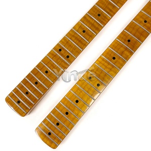 左手21品烤漆虎焰枫木ST电吉他琴颈，枫木指板，光面处理 - Product Image 5