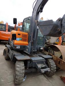 Excavatrice sur pneus d'occasion de bonne qualité, 6 tonnes, Corée du Sud, Dx60w Eco Dx60w-9c, mini-excavatrice sur roues en stock - Product Image 4