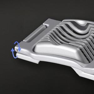 Dây thép không gỉ trứng <span class=keywords><strong>Slicer</strong></span> Hợp kim nhôm luộc trứng cắt máy rửa chén an toàn cho dâu tây mềm trái cây cắt dụng cụ nhà bếp - Product Image 5