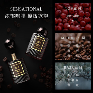 Perfume de perfumista OEM <span class=keywords><strong>Olor</strong></span> de larga duración Cinta de fragancia duradera <span class=keywords><strong>Café</strong></span> negro Perfume de <span class=keywords><strong>mujer</strong></span> al por mayor - Product Image 4