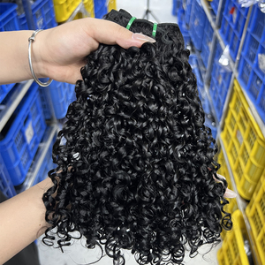 Großhandel Rohhaar Pixie Locken Echthaar Bundles 15A Cuticle Aligned Super Double Drawn <span class=keywords><strong>Virgin</strong></span> Haarverlängerungen Lieferanten - Product Image 2