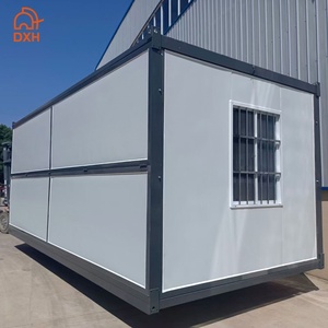 <span class=keywords><strong>Casa</strong></span> Contenedor Prefabricada Plegable y Colapsable, Cámara de <span class=keywords><strong>Refugio</strong></span> Móvil Temporal para Almacenamiento y Vivienda, Personalizada por la Fábrica DXH - Product Image 3