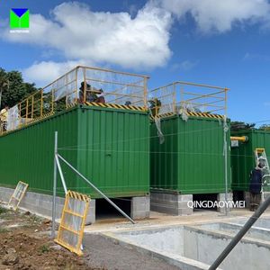 Mobile Camp station d'épuration 50m3/d 100m3/d mbbr mbr package station d'épuration des eaux usées système - Product Image 6