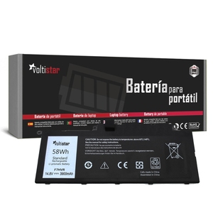 Para Dell Inspiron 15 7537 y 17 7737 Batería de fuente de alimentación para computadora portátil Compatible con F7HVR Portabilidad - Product Image 1
