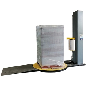 Pallet <strong>Shrink</strong> <strong>Wrap</strong> Semi <strong>Auto</strong> Prestretching Film Packaging Pallet <strong>Shrink</strong> <strong>Wrap</strong> <strong>Machinery</strong> - Product Image 1