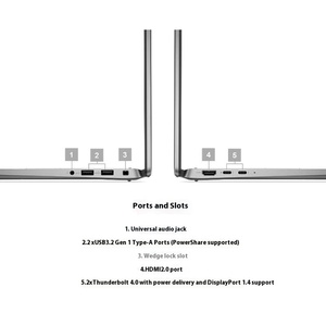 Máy tính xách tay Dell Latitude 7440 14 inch, máy trạm di động, hoàn toàn mới, chip I7-1355U/16G, SSD 2TB, model 2015, bàn phím tiếng Anh - Product Image 3