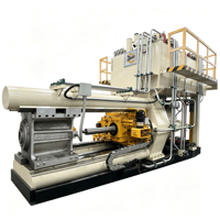 Energiesparende 10-Zoll-Aluminium-Extrusionspresse für die Solar-PV-Rahmenproduktion in Ägypten