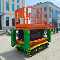 Plataforma Elevadora de Tijera Hidráulica Autopropulsada a Batería 2026, 9.8m, 320kg