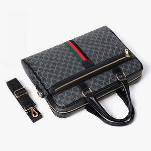 Maletín de Negocios de Cuero PU Grande para <span class=keywords><strong>Hombre</strong></span>, Estilo Clásico, para Computadora Portátil, Maletín de Negocios - Product Image 5