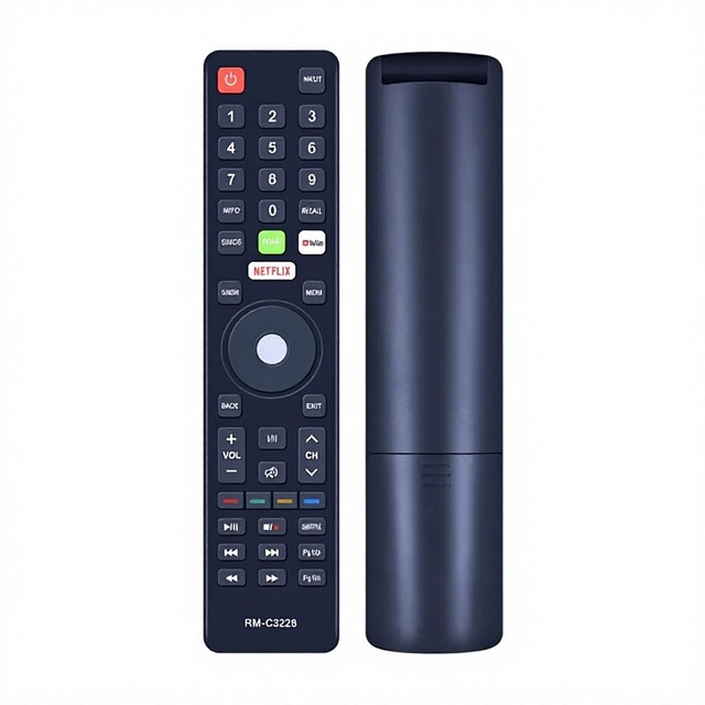 Black IR TV Remote Control RM-C3228 Fixed Replacement for LT-32N3105A LT-55N6105A LT-55N7105A LT Series AAA Battery 10m