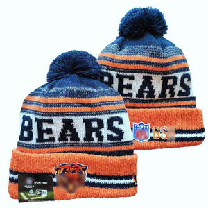 <span class=keywords><strong>Casquette</strong></span> <span class=keywords><strong>Snapback</strong></span> de sport tendance Thème Ours de la Ville Ventée Bleu marine Orange <span class=keywords><strong>Casquette</strong></span> pour les fans de football - Product Image 1