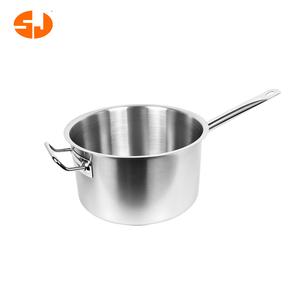 <span class=keywords><strong>Pot</strong></span> à lait Marmite en acier inoxydable avec fond épais à long manche - Product Image 4