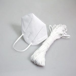 Nhà máy 3mm - 5mm đàn hồi earloop ban nhạc đàn hồi đàn hồi tai Tie dùng một lần Polyester Nylon Spandex earloop - Product Image 5