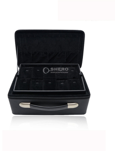 PU Leather Jewelry Suitcase Spot Wholesale Can <b>Be</b> Customized LOGO Multi-function Tray Design Style - Product Image 1