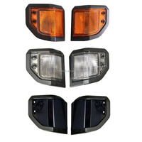 YBJ Autozubehör Schwarz Front stoßstangen leuchte für Land Cruiser 70 FJ79 75 LC76 2024-2027 Warnleuchte LC79 Eck leuchte