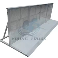 Equipo de Exhibición Modular de Aluminio de Primera Calidad, Contrachapado Antideslizante, Capacidad de Carga de 1000 kg, Plegable, Control de Multitudes, Seguridad para Eventos