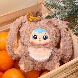 Famiglia di Coniglietti Samuel Fluffy Bunny, Piccola Famiglia di Conigli, Peluche, Scatole Misteriose con Portachiavi, Vendita all'Ingrosso 1067 - Product Image 3