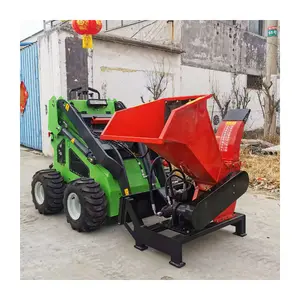 Angle Blade Attachment For Mini Skid Steer Loader Log Splitter Factory Directly Supply For Sale