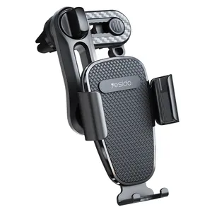 אוניברסלי 360 אוויר Vent נייד מחזיק סלולרי נייד חכם טלפון Celullar הכבידה קולב קליפ Stand Cradle מהדק הר עבור רכב