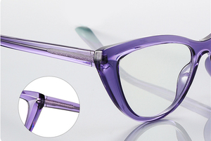 Classique Cat Eye Full Frame Spectacles TR90 Original Party <span class=keywords><strong>Lunettes</strong></span> Anti-Blue Light <span class=keywords><strong>Lunettes</strong></span> pour Jeunes Dames Ordinateur - Product Image 5