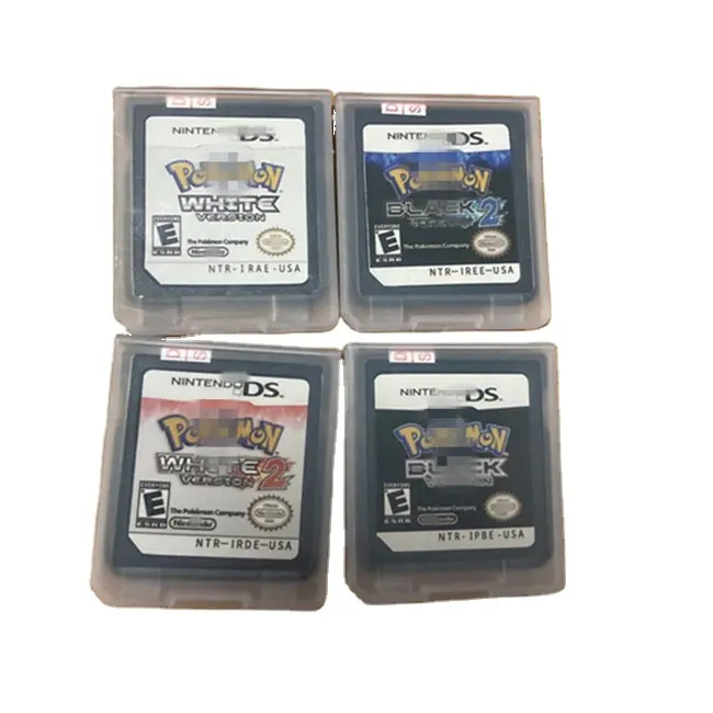 Poke mon Black White 1 2 Retro Video Games for DS Game Cards cartridge