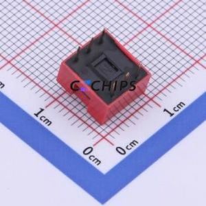 DS1040-03RN DIP Switch Through hole Component (THT) Switch 3 2.54mm Red - Product Image 2