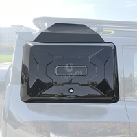 Boîte de rangement latérale pour vitre arrière JETOUR Traveler T2, verrouillable avec poche en filet, style Mecha, durable et résistante à l'usure
