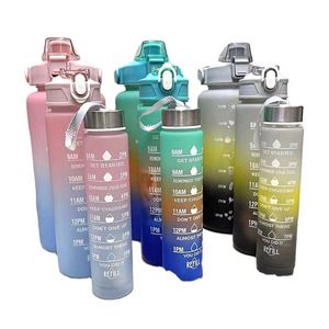 WSY567 Custom Logo Printed 500/1000/2000 ml Promotion Corporate Activity Business Gift <b>Plastic</b> Water Bottle for Running - Product Image 1