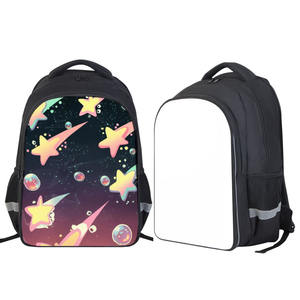 Mochila Sublimable en Blanco, Poliéster 600D, Directo de Fábrica, Panel de Impresión Desmontable, 4 Colores, Mochila Escolar - Product Image 3