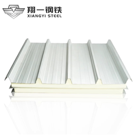 Panneau isolant en acier coloré ignifuge B1, personnalisable pour murs, toitures, chambres froides et salles blanches modulaires
