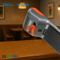Impresora Portátil de 58 mm con Conexión USB Tipo-C, 16 GB de Almacenamiento, Pantalla HD Clara, para Punto de Venta, Comida para Llevar, Sdlpos
