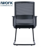 Chaise de bureau de direction moderne Support lombaire ergonomique Chaise pivotante réglable en tissu maillé Poste de travail Maison PU Métal Mousse Fer