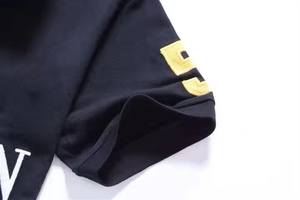 Polo da Uomo di Alta Qualità in Cotone Pesante 100% con <span class=keywords><strong>Logo</strong></span> Ricamato Personalizzato, Colletto Rialzato, Casual, di Tendenza - Product Image 3
