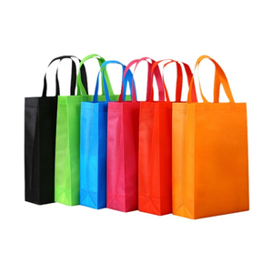 Bolsa de algodón reciclada no tejida ecológica, logotipo impreso personalizado, plegable, reutilizable para uso diario, eventos corporativos promocionales - Product Image 1