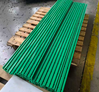 Rail de guidage de chaîne en T, en polyéthylène et nylon, bande anti-usure injectée, rainure de guidage, rail de guidage de chaîne en plastique, glissière