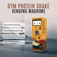 Distributeur Automatique Intelligent GS505 de Boissons Énergisantes Froides avec Écran Tactile 21,5 Pouces, Shakes Protéinés Intelligents Personnalisés et Fonctionnalité SDK