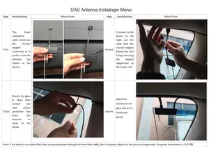 DAB anten dijital araba radyo FM aktivitesi özelleştirilebilir araba radyo anteni dab anteni