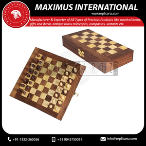 Top Selling <b>Chess</b> Board Game <b>Set</b> Decorative Knick Knack Tabletop Accent | Travel Friendly Classic Strategy Game for Kids Adults - Product Image 5