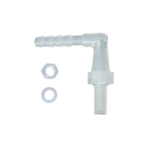 Raccord de tuyau en plastique fileté externe Pagoda 4-M6 avec écrou et rondelle pour tuyaux de plomberie - Product Image 1