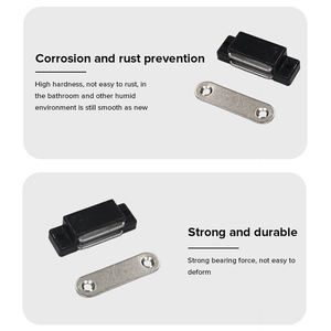 מגנטי דלת ארון מתכת מודרניים איכותיים ועמידים, תפס מגנטי חזק למטבח, מלון, סלון, ארון סמוי - Product Image 5