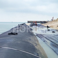 HOKBG River Bank protection Geo Tube Bag Brise-lames Contrôle des inondations Remblai Sea Wall Construction pour la pollution marine